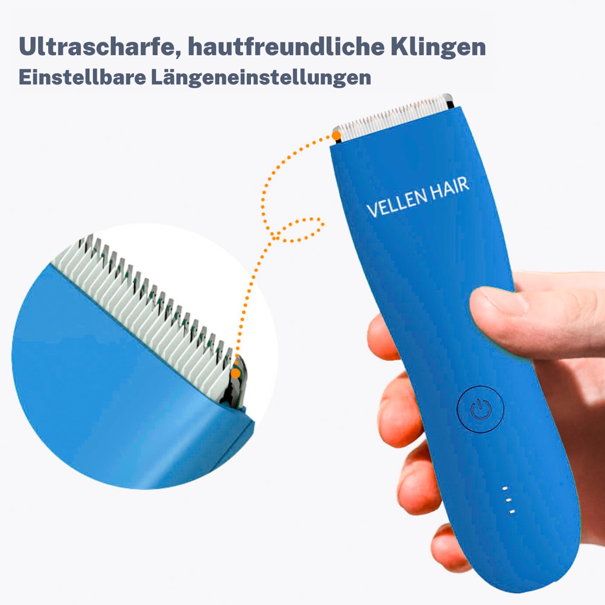 Vellen Hair Präzisionstrimmer für den Körper – wasserdicht und wiederaufladbar