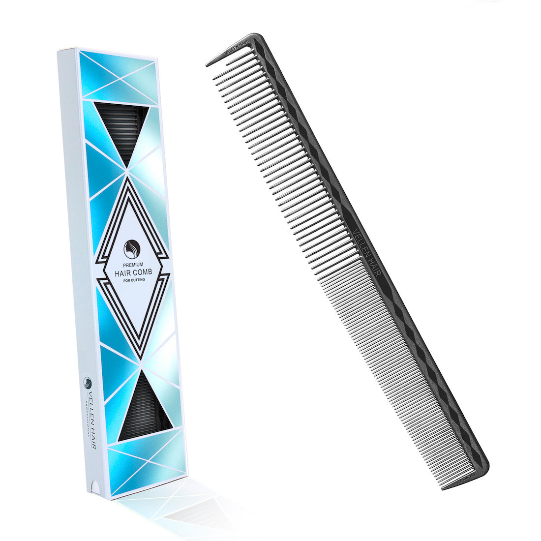 Vellen Hair® Professioneller Ultimate Schneidekamm 21,4 cm - Schwarz - VH205