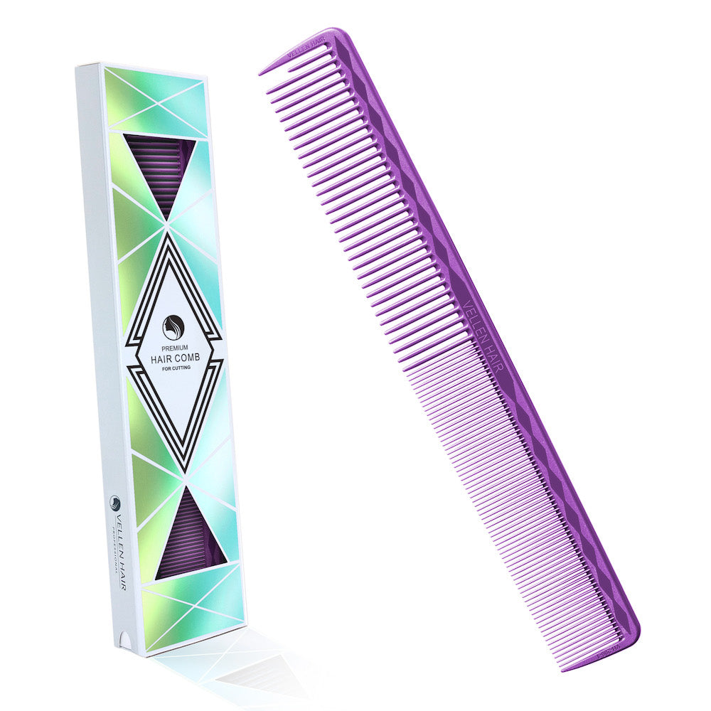Vellen Hair® Professioneller Ultimate Schneidekamm 18,7 cm - Lila - VH206