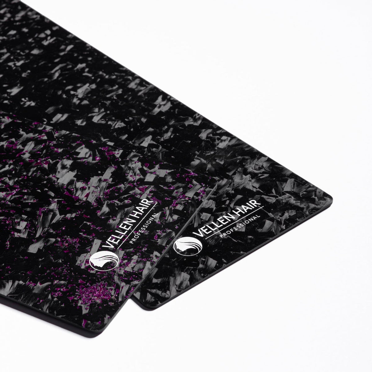 VELLEN HAIR® Professionelles Forged Carbon Strähnchenbrett - Balayage Board - 13cm x 35cm (Geschnittene-Carbonfasern)