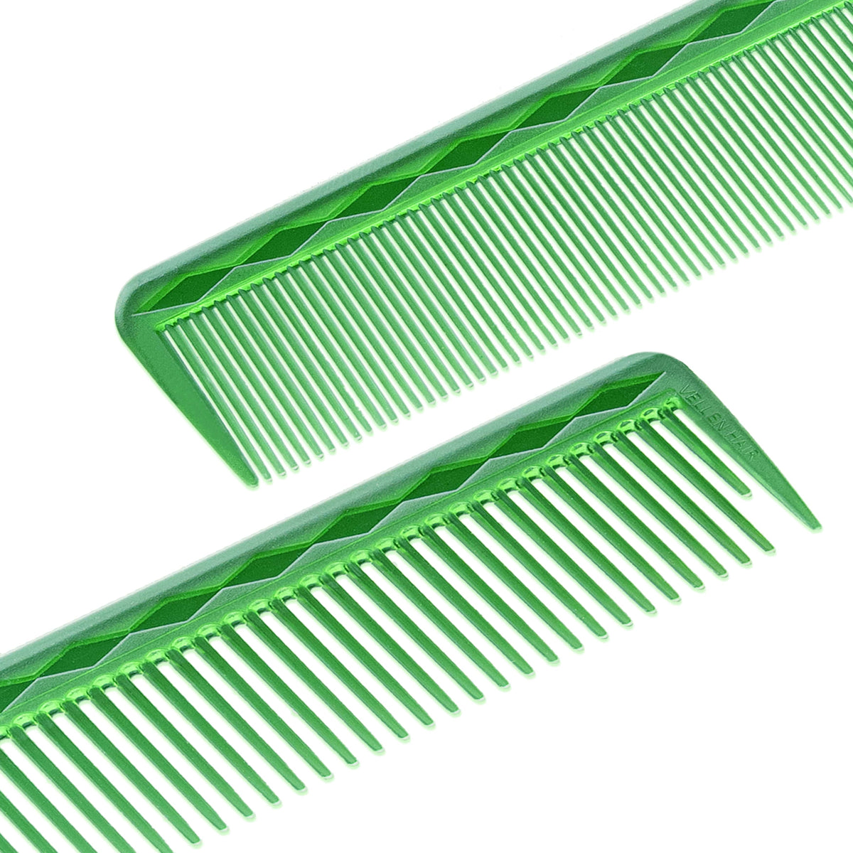 Vellen Hair® Ultimate Schneidekamm - 5 Größen - Grün Transparent