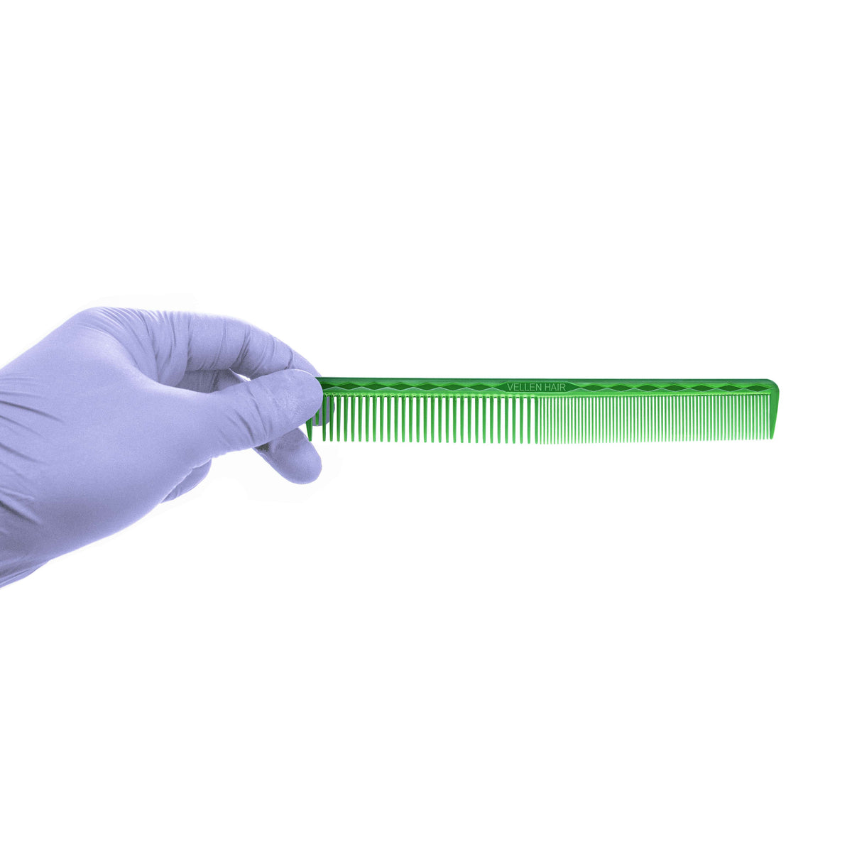 Vellen Hair® Ultimate Schneidekamm - 5 Größen - Grün Transparent
