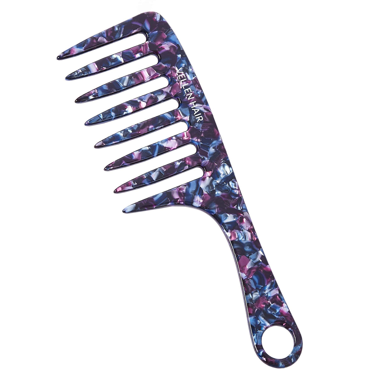 Vellen Hair Kamm aus Celluloseacetat 19 cm - Sanfte Entwirrung &amp; Styling für lockiges &amp; enges Haar