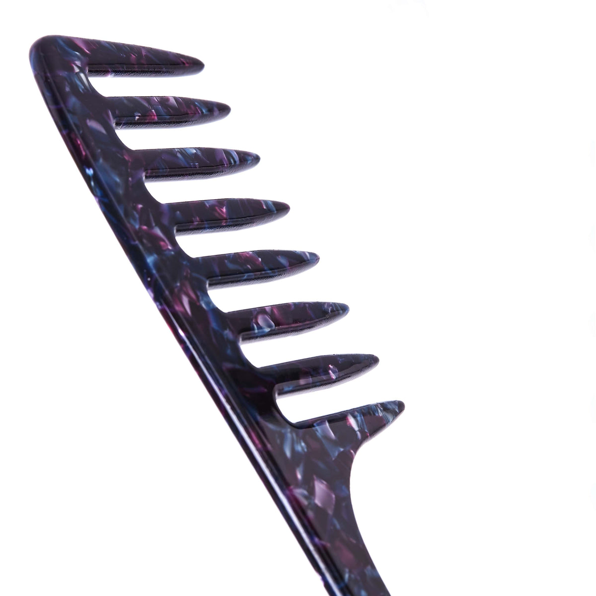 Vellen Hair Kamm aus Celluloseacetat 19 cm - Sanfte Entwirrung &amp; Styling für lockiges &amp; enges Haar