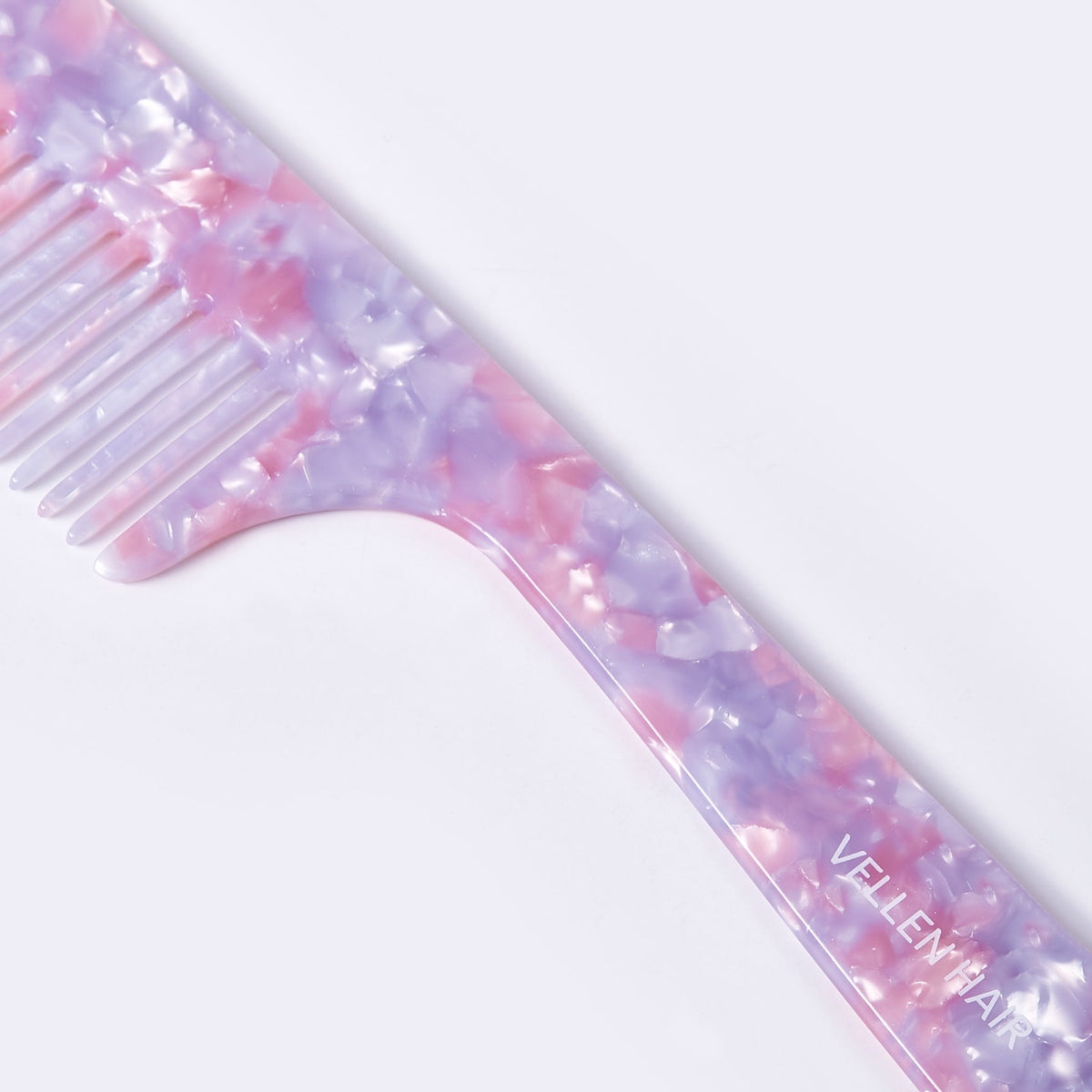 Vellen Hair VH-707 Kamm aus Celluloseacetat 21 cm - Sanfte Entwirrung &amp; Styling für lockiges &amp; enges Haar
