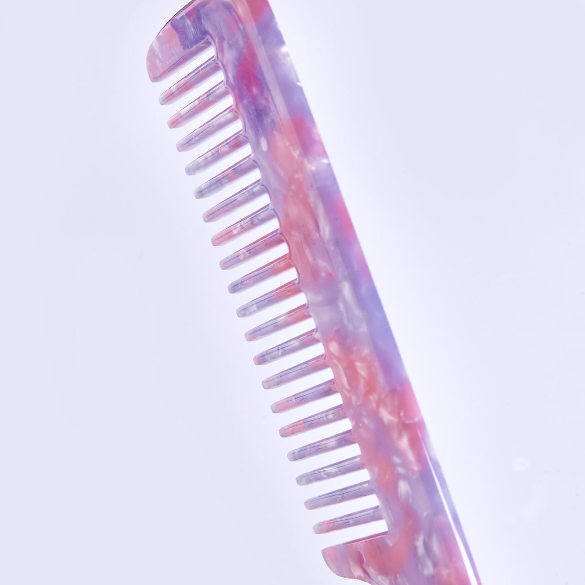 Vellen Hair VH-707 Kamm aus Celluloseacetat 21 cm - Sanfte Entwirrung &amp; Styling für lockiges &amp; enges Haar
