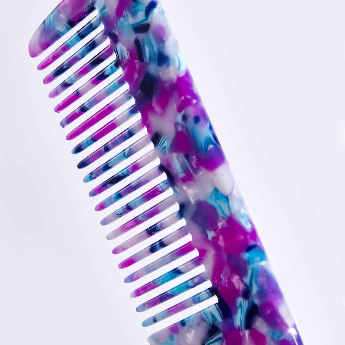 Vellen Hair VH-707 Kamm aus Celluloseacetat 21 cm - Sanfte Entwirrung &amp; Styling für lockiges &amp; enges Haar
