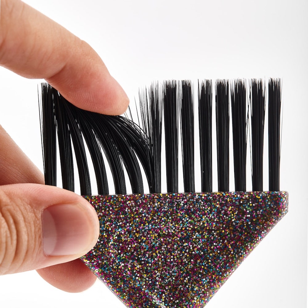 Vellen Hair Glamour Haarfärbepinsel- 4 Stück - Multi Glitzer
