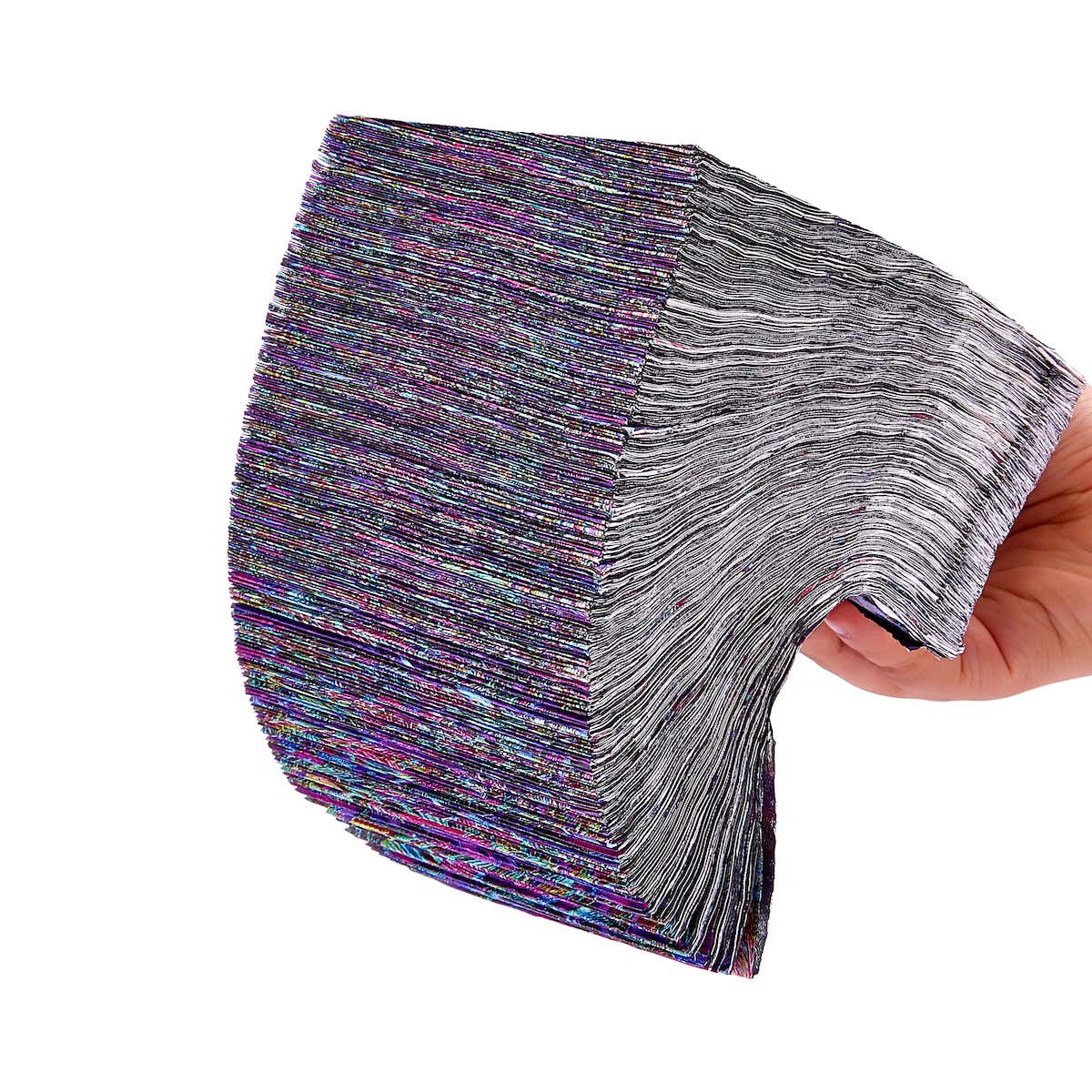 Pop-Up Aluminium Haarfolie - 500 Blatt - 15 Mikron - Pfau