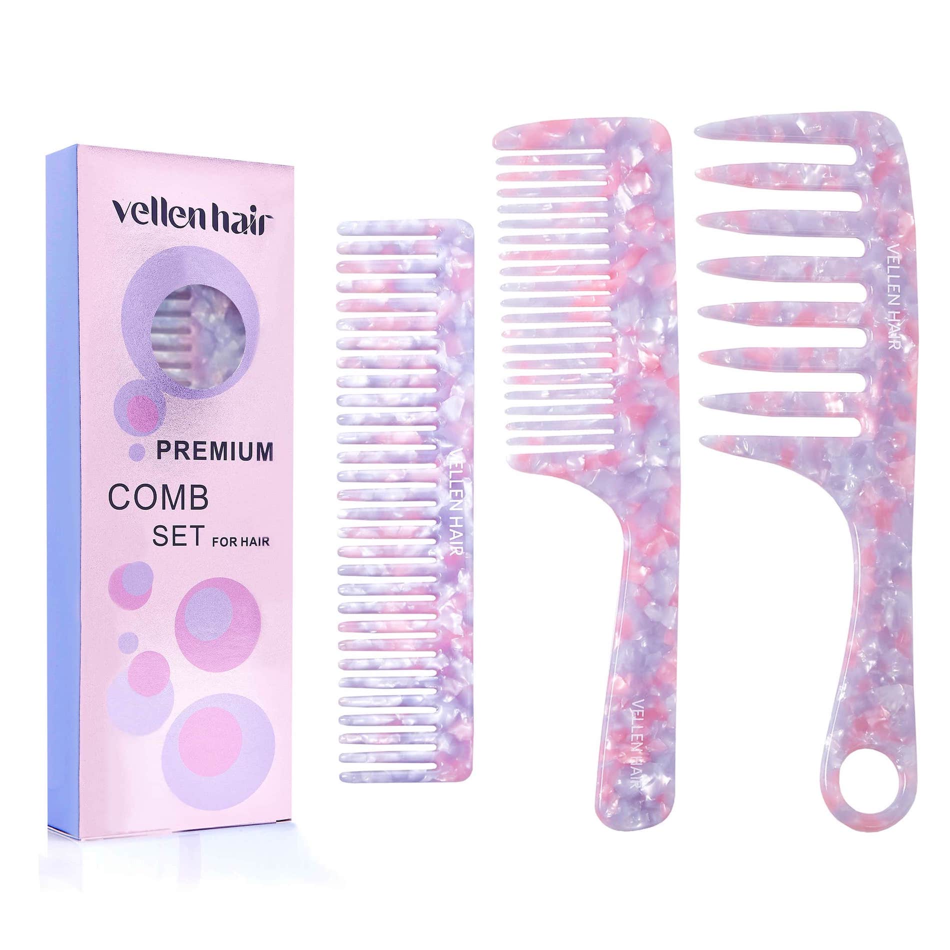 Das ultimative Haar-Geschenk: 3 elegante Acetat-Kämme von Vellen Hair – Für gesundes, glänzendes Haar & stylische Pflegeroutinen
