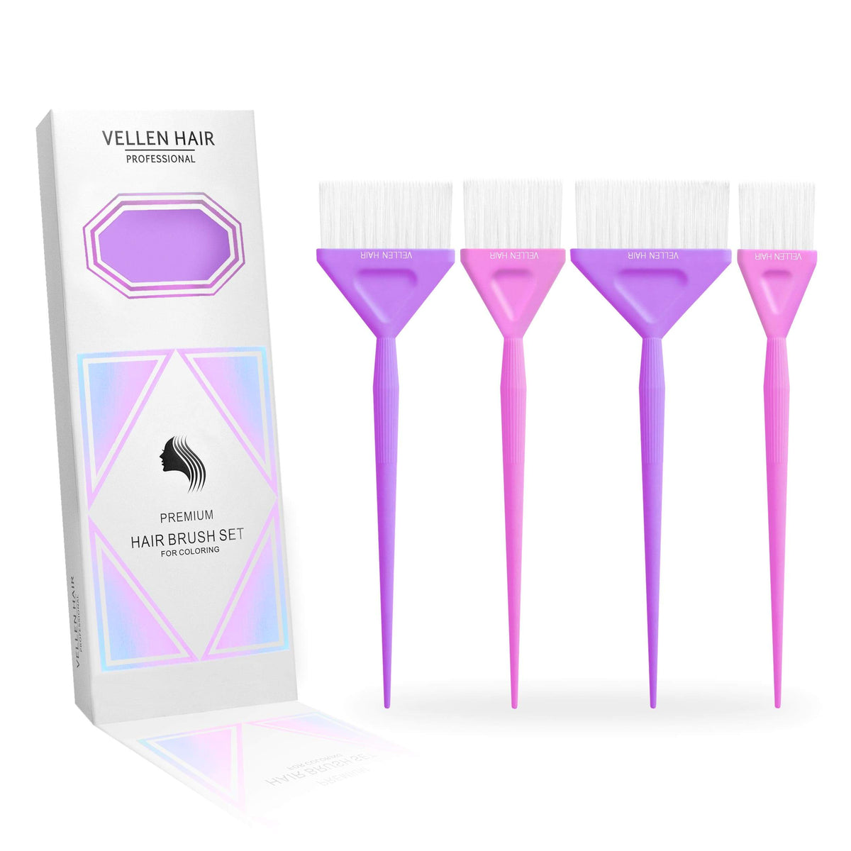 Vellen Hair Haarfärbepinsel- 4 Stück