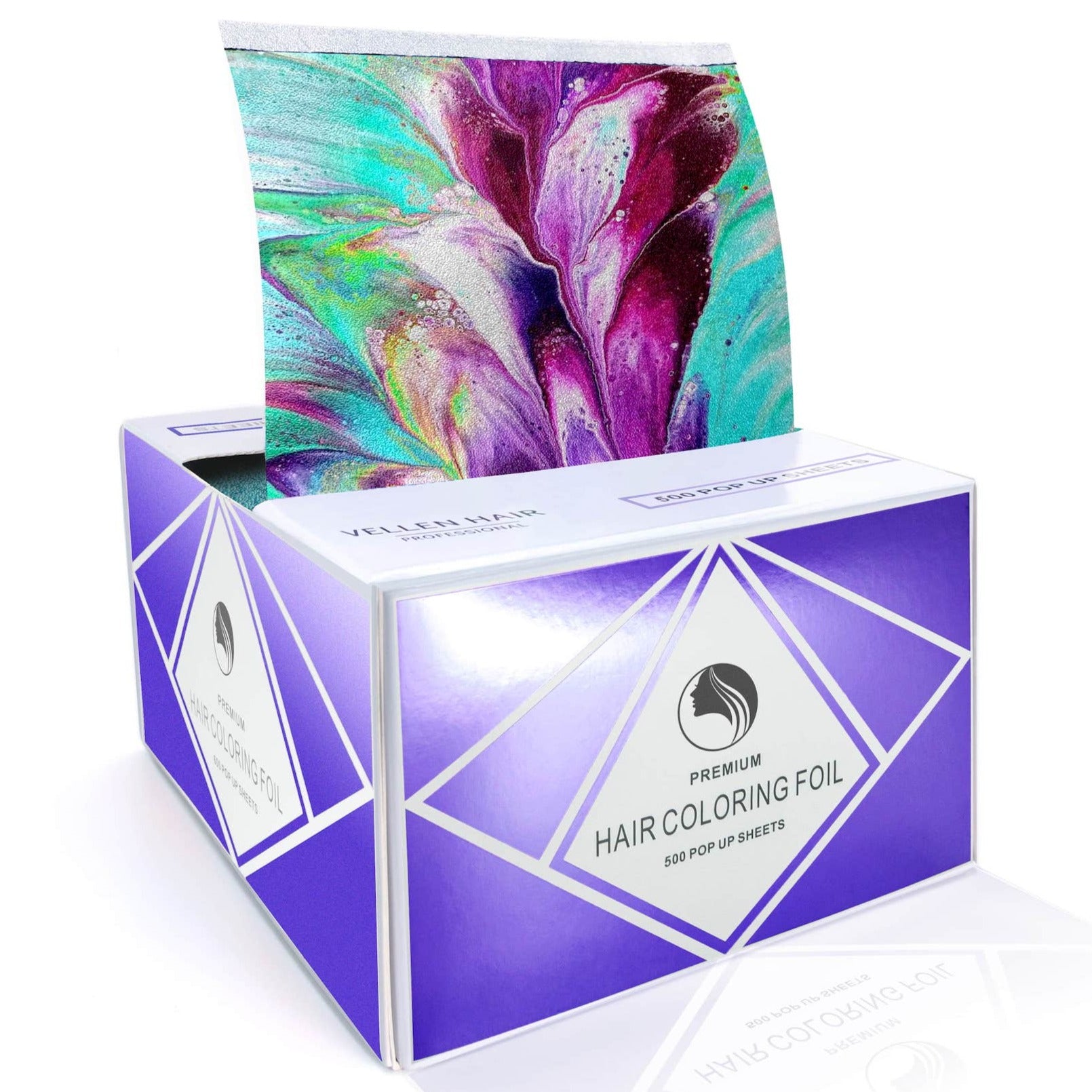 Pop-Up Aluminium Haarfolie - 500 Blatt - 15 Mikron - Lily Flower