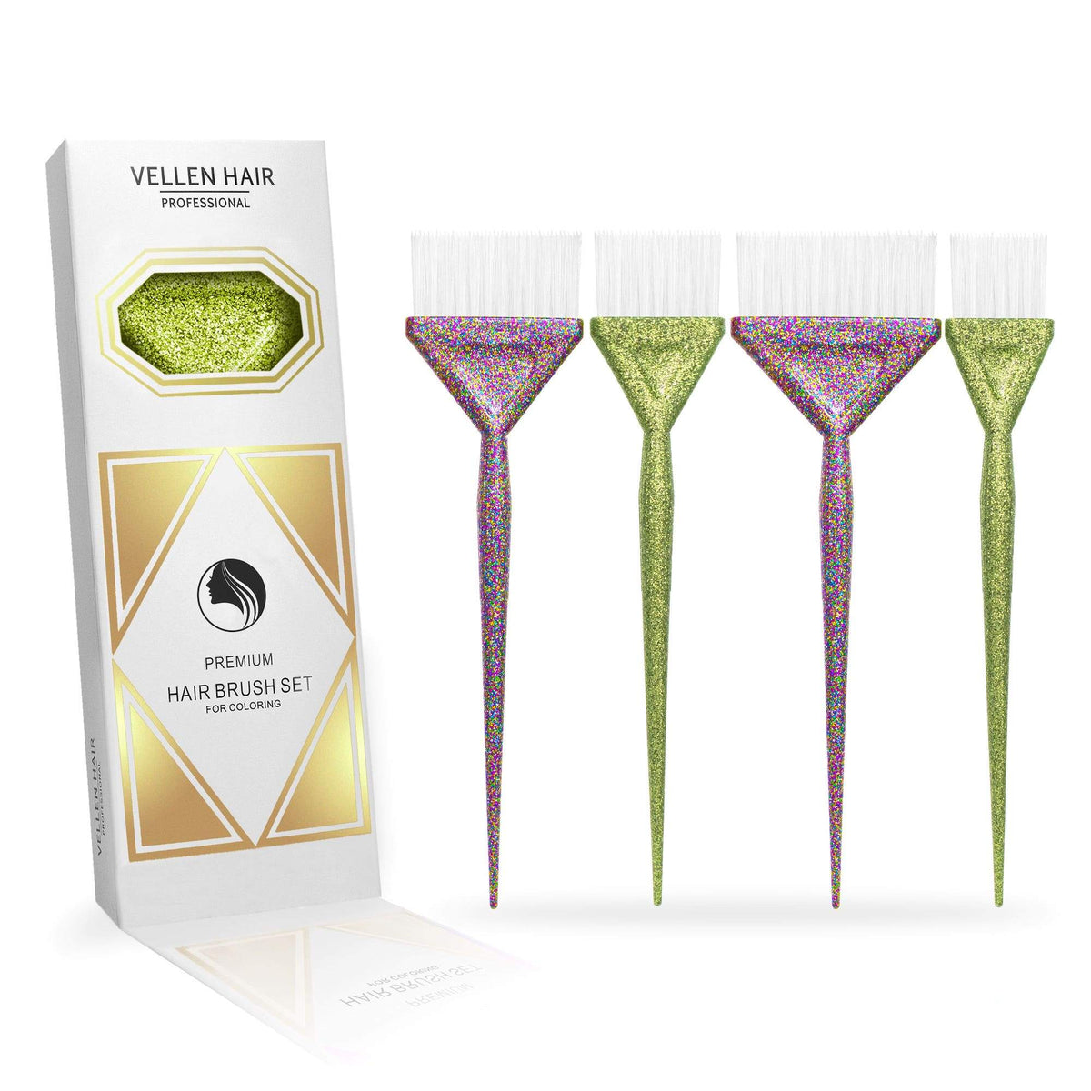 Vellen Hair Glamour Haarfärbepinsel- 4 Stück
