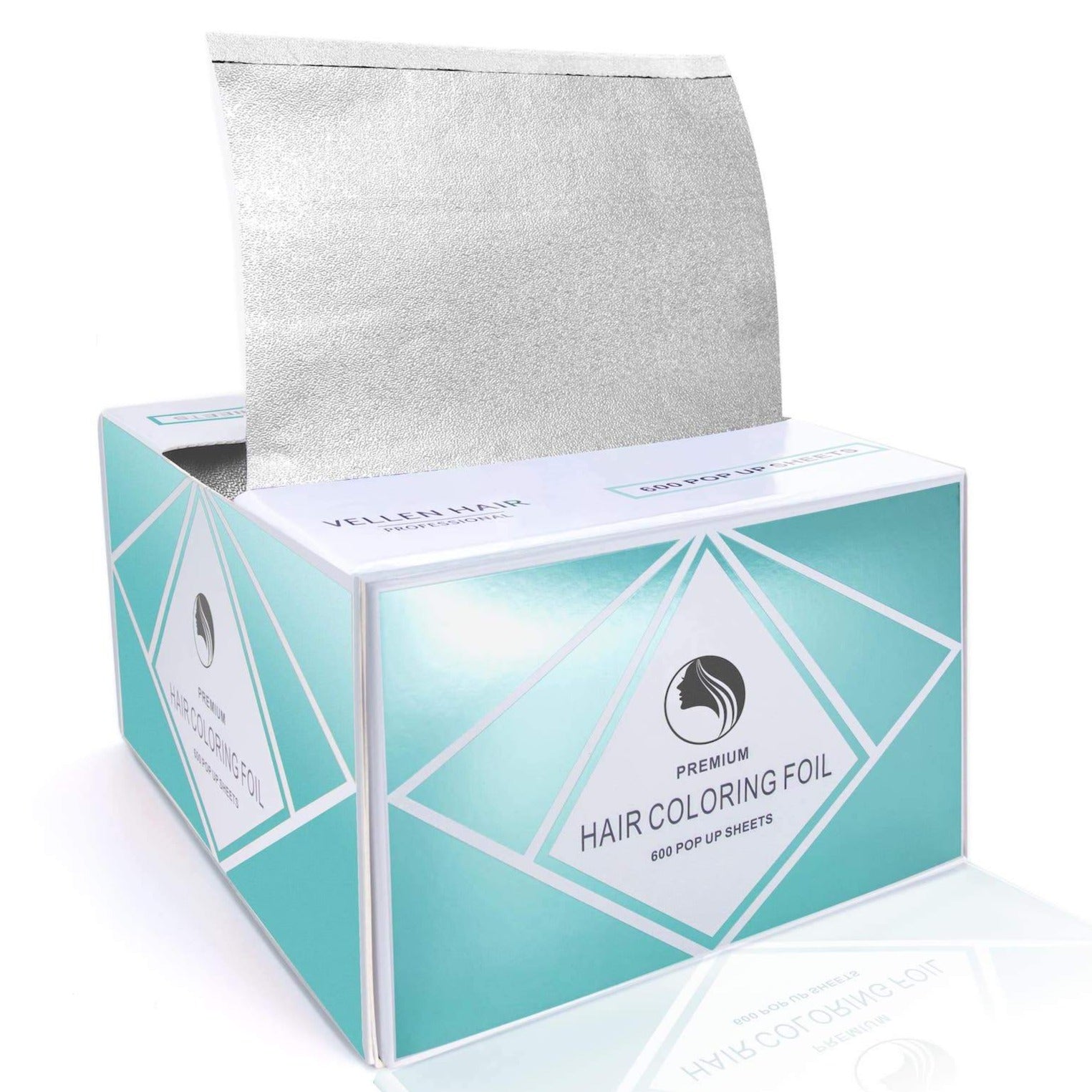 Pop-Up Aluminium Haarfolie - 500 Blatt - 15 Mikron - Silber