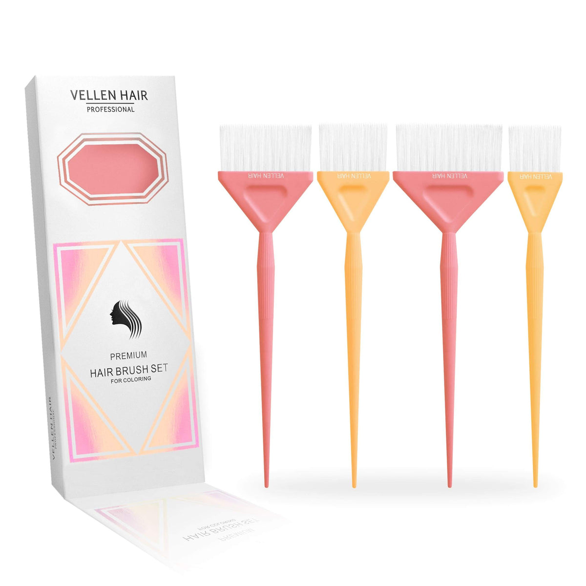 Vellen Hair Haarfärbepinsel- 4 Stück