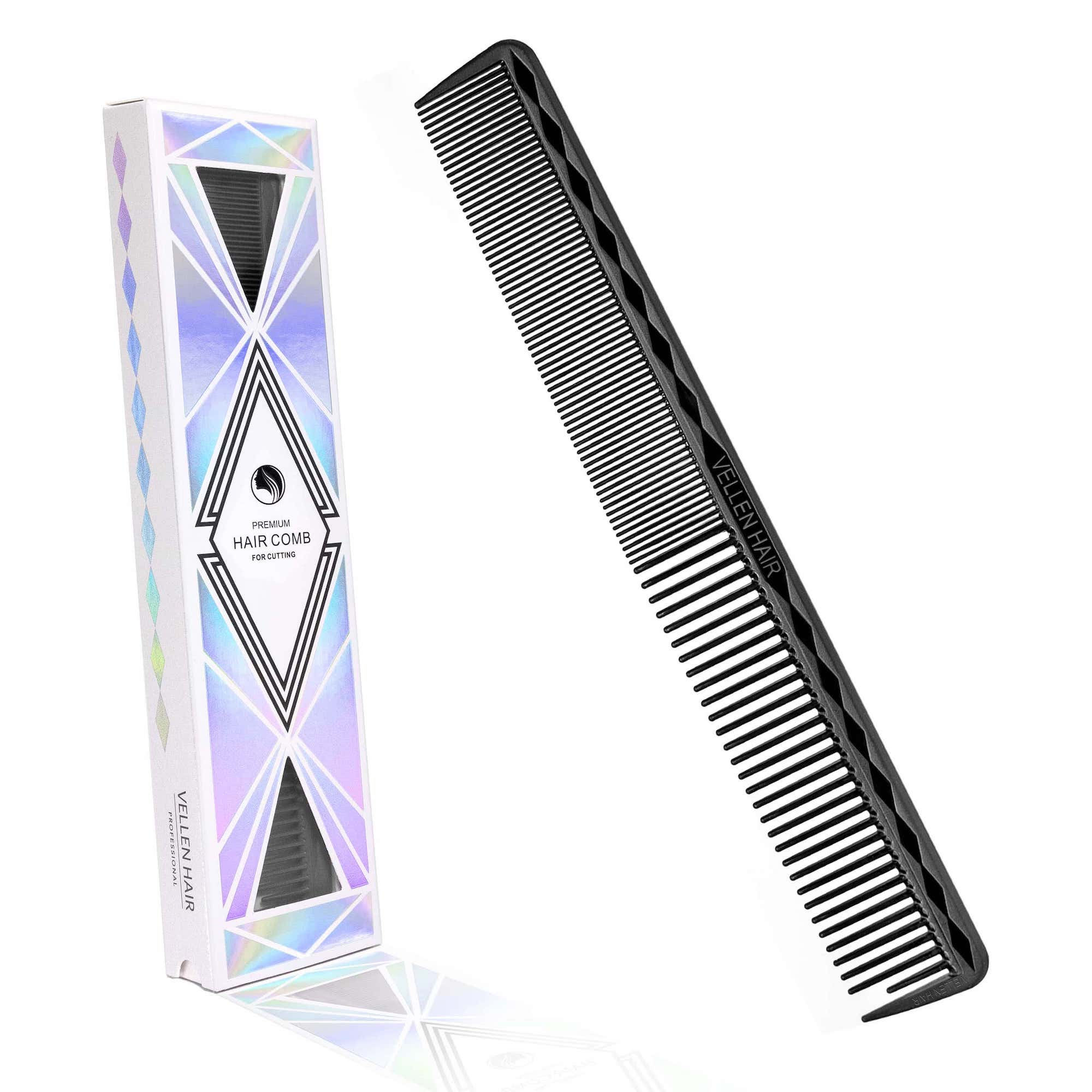 Vellen Hair® Professioneller Ultimate Schneidekamm 17,8 cm - Schwarz - VH202