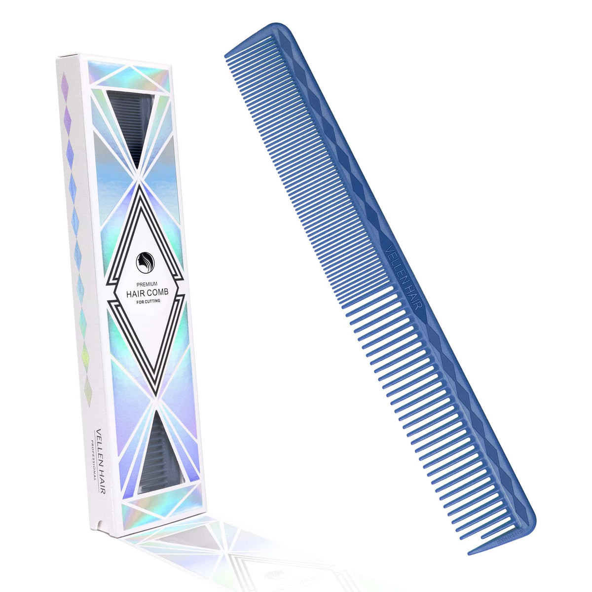 Vellen Hair® Professioneller Ultimate Schneidekamm 17,8 cm - Blau - VH202
