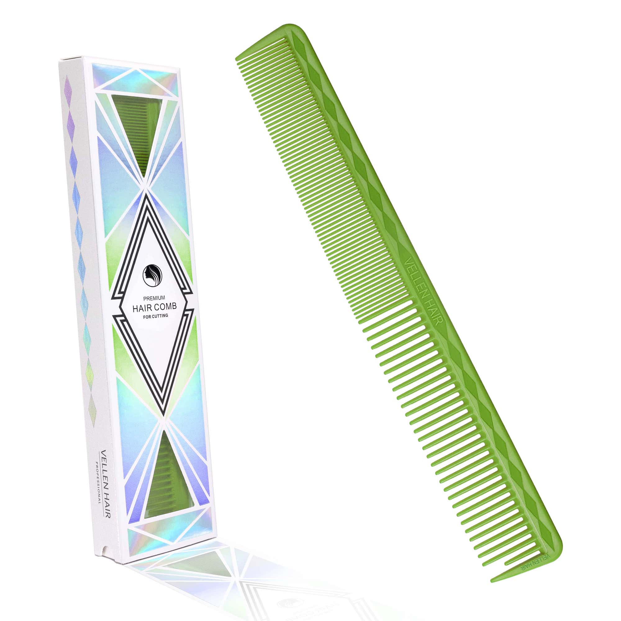 Vellen Hair® Professioneller Ultimate Schneidekamm 17,8 cm - Grün - VH202