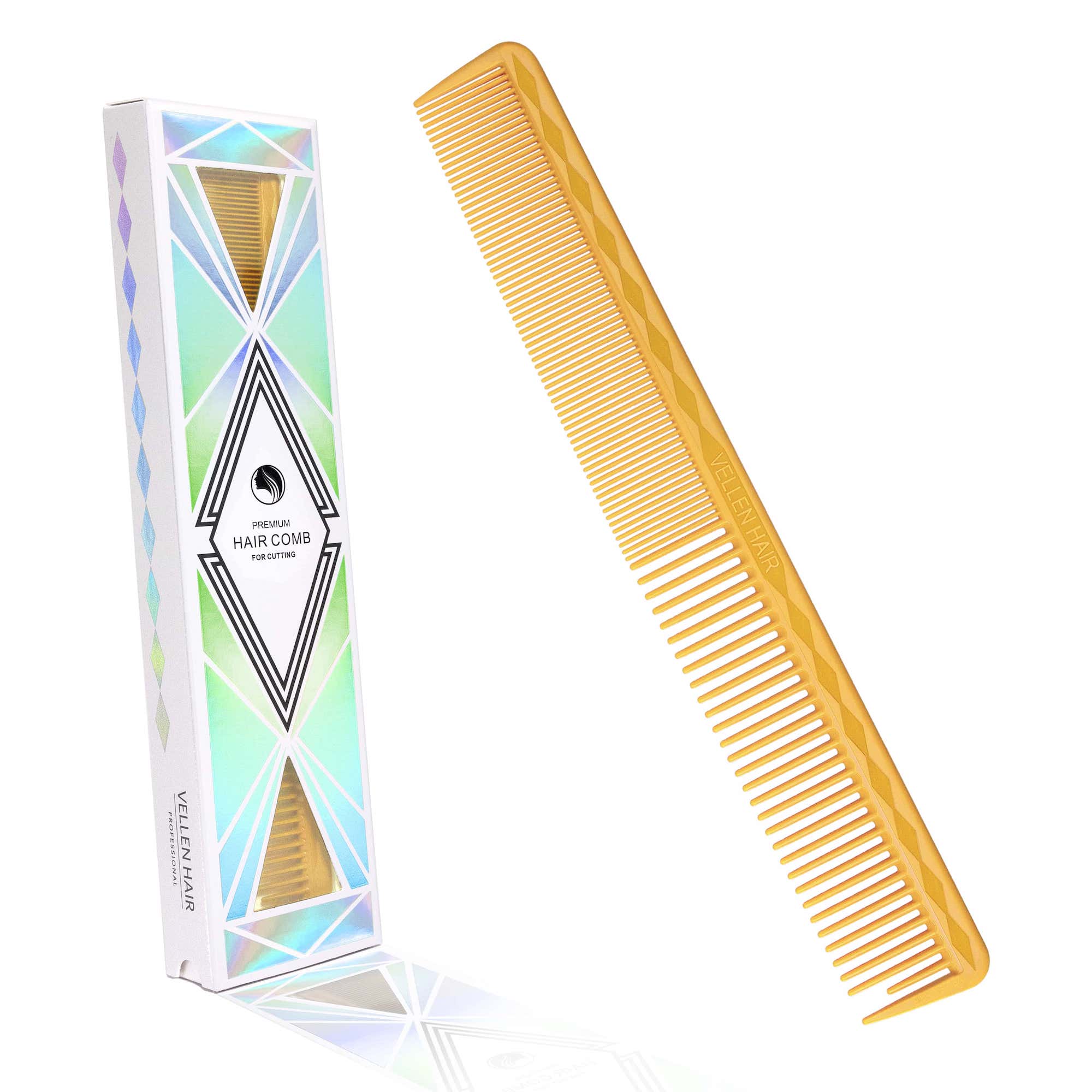 Vellen Hair® Professioneller Ultimate Schneidekamm 17,8 cm - Gelb - VH202