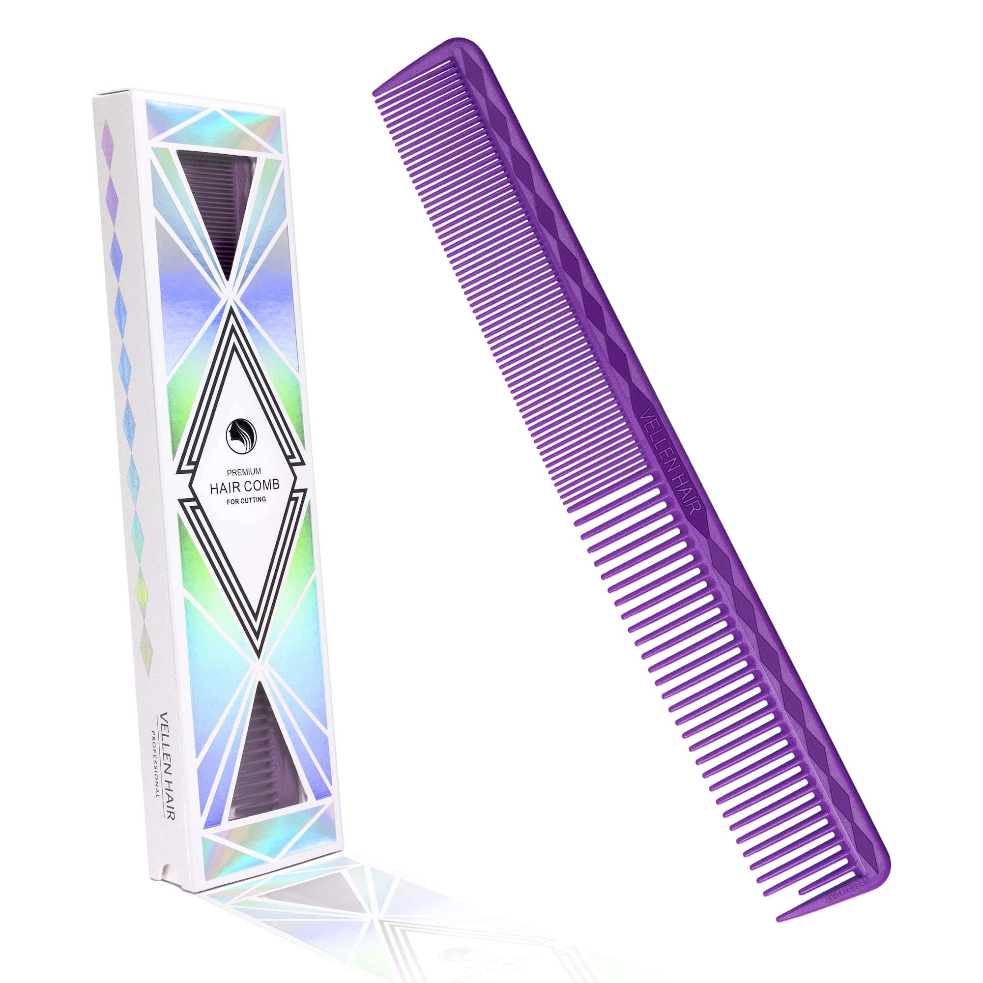 Vellen Hair® Professioneller Ultimate Schneidekamm 17,8 cm - Lila - VH202