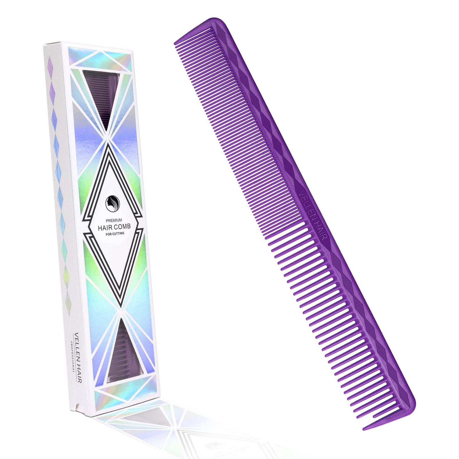 Vellen Hair® Professioneller Ultimate Schneidekamm 17,8 cm - Lila - VH202