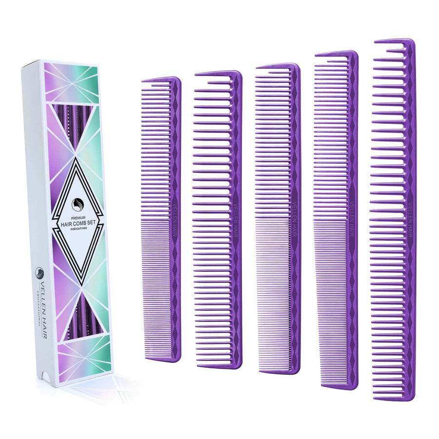 Vellen Hair® Ultimate Schneidekamm - 5 Größen - Violett