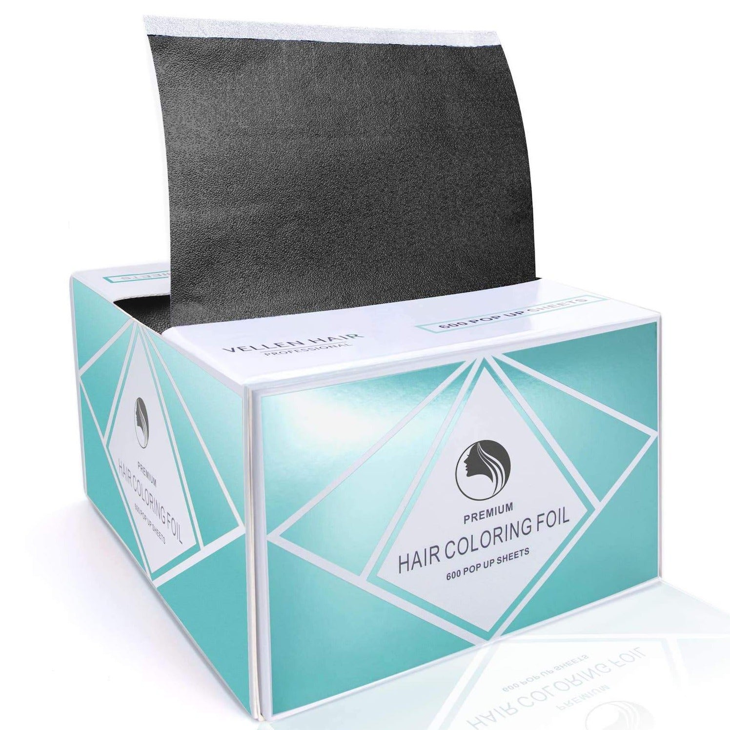 Pop-Up Aluminium Haarfolie - 600 Blatt - 13 Mikron - Black Stone